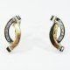 PENDIENTES ORO BICOLOR PIEDRA