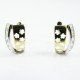 PENDIENTES ORO BICOLOR PIEDRA