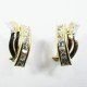 PENDIENTES ORO BICOLOR PIEDRA