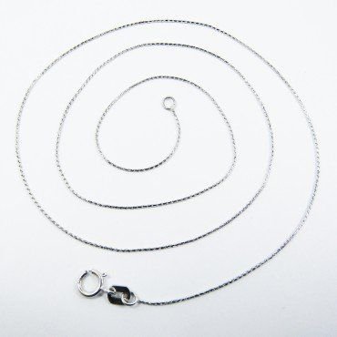 CADENAS ORO BLANCO 45 CM