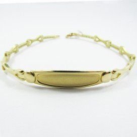 ESCLAVA SEÑORA ORO AMARILLO PIEDRA