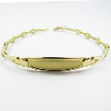 ESCLAVA SEÑORA ORO AMARILLO PIEDRA