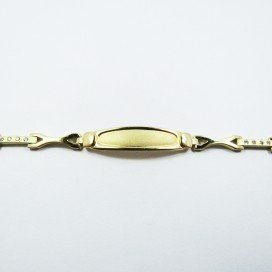 ESCLAVA SEÑORA ORO AMARILLO PIEDRA
