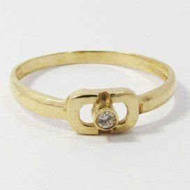 SORTIJA ORO AMARILLO BRILLANTES