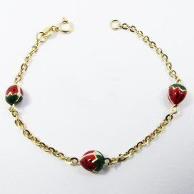 PULSERAS NIÑA AMARILLO BEBE FETICHE