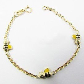 PULSERAS NIÑA AMARILLO BEBE FETICHE
