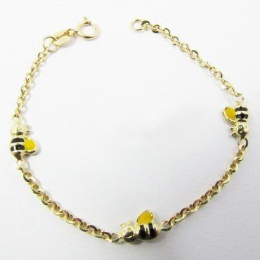 PULSERAS NIÑA AMARILLO BEBE FETICHE