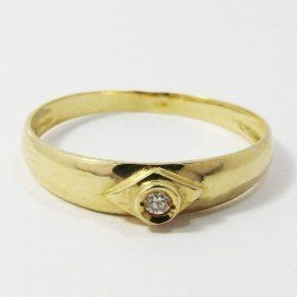 SORTIJA ORO AMARILLO BRILLANTES