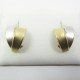 PENDIENTES ORO BICOLOR