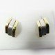 PENDIENTES ORO BICOLOR
