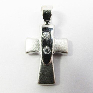 CRUZ ORO BLANCO PIEDRA