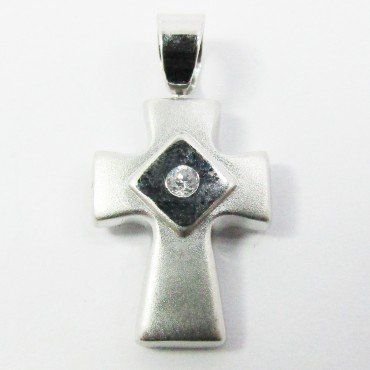 CRUZ ORO BLANCO PIEDRA