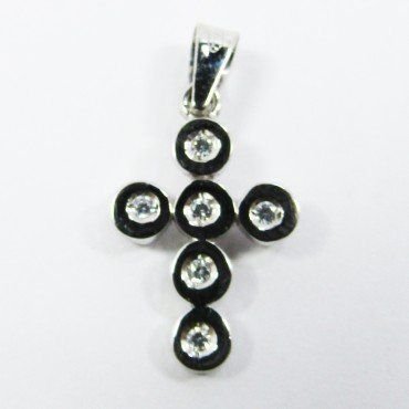 CRUZ ORO BLANCO PIEDRA