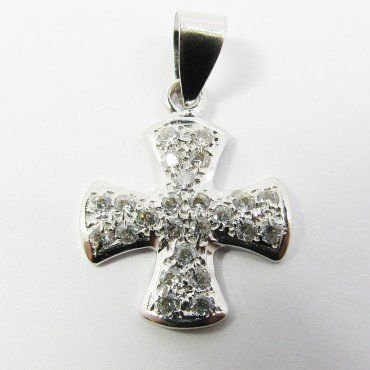 CRUZ ORO BLANCO PIEDRA