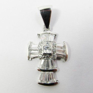 CRUZ ORO BLANCO PIEDRA