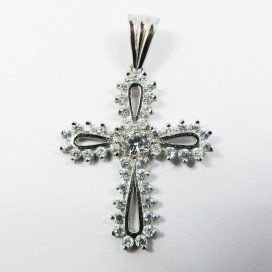 CRUZ ORO BLANCO PIEDRA