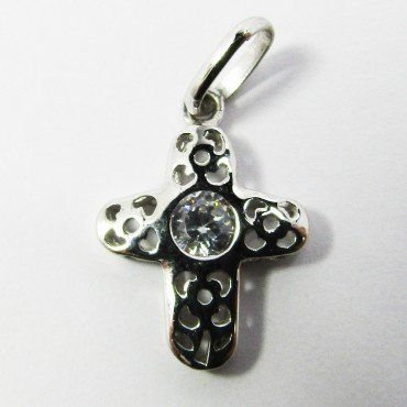 CRUZ ORO BLANCO PIEDRA