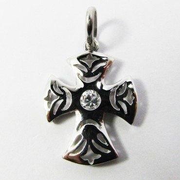 CRUZ ORO BLANCO PIEDRA