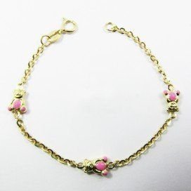 PULSERAS NIÑA AMARILLO BEBE FETICHE