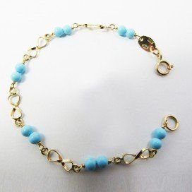 PULSERAS NIÑA AMARILLO BEBE TURQUESA