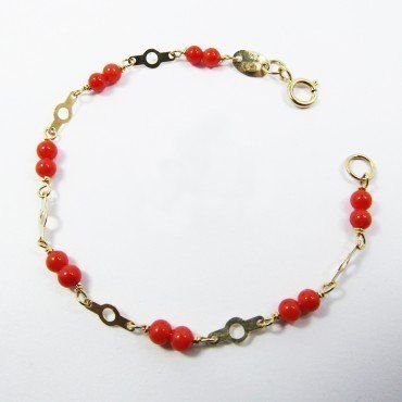 PULSERAS NIÑA AMARILLO CORAL BEBE