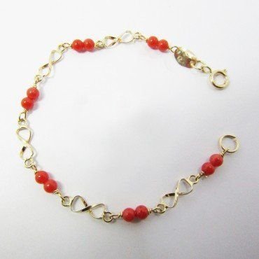 PULSERAS NIÑA AMARILLO CORAL BEBE