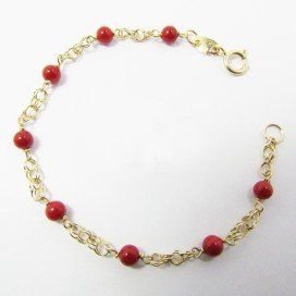 PULSERAS NIÑA AMARILLO CORAL BEBE