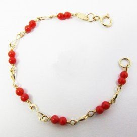 PULSERAS NIÑA AMARILLO CORAL BEBE