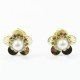 PENDIENTES ORO AMARILLO PIEDRAS PERLAS