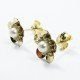 PENDIENTES ORO AMARILLO PIEDRAS PERLAS