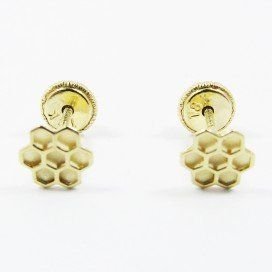 PENDIENTES NIÑA ORO AMARILLO