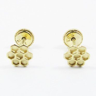 PENDIENTES NIÑA ORO AMARILLO