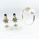 PENDIENTES NIÑA ORO AMARILLO PERLA