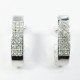 PENDIENTES ORO BLANCO PIEDRA