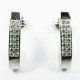 PENDIENTES ORO BLANCO PIEDRA