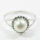 SORTIJA ORO BLANCO PIEDRAS PERLAS
