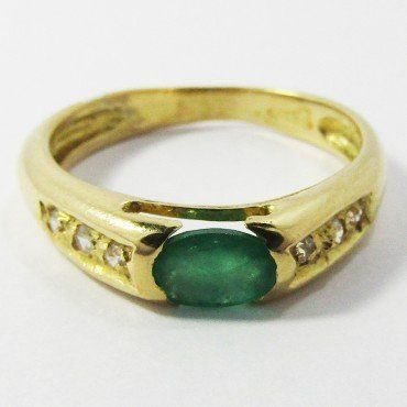 SORTIJA ORO AMARILLO PIEDRA