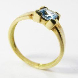 SORTIJA ORO AMARILLO PIEDRA
