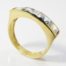 SORTIJA ORO AMARILLO PIEDRA