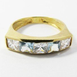 SORTIJA ORO AMARILLO PIEDRA