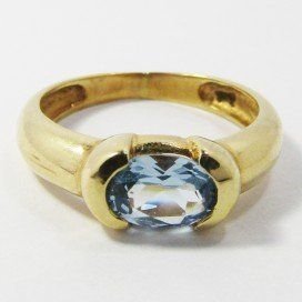 SORTIJA ORO AMARILLO PIEDRA