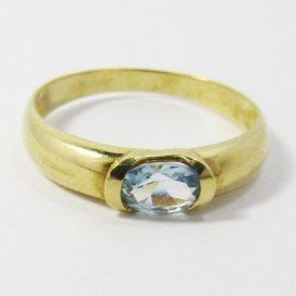 SORTIJA ORO AMARILLO PIEDRA