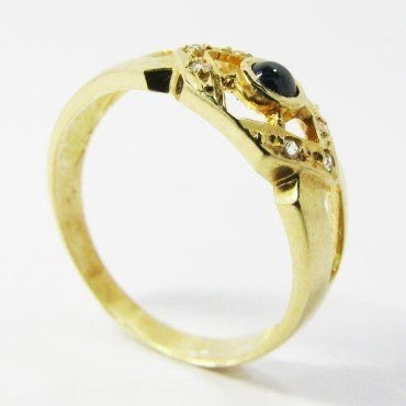 SORTIJA ORO AMARILLO PIEDRA