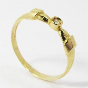 SORTIJA ORO AMARILLO BRILLANTES