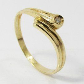 SORTIJA ORO AMARILLO BRILLANTES