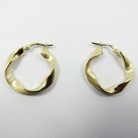 PENDIENTES ARO ORO AMARILLO GALLON