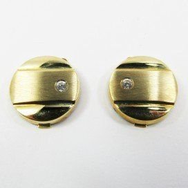 CUBREBOTONES ORO AMARILLO PIEDRA