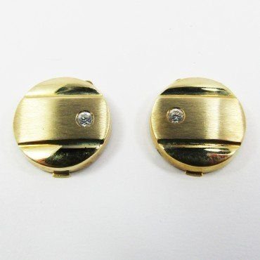 CUBREBOTONES ORO AMARILLO PIEDRA