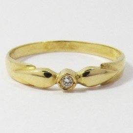 SORTIJA ORO AMARILLO BRILLANTES