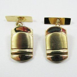 GEMELOS ORO AMARILLO